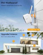 Mini 2K Solar Wireless Outdoor Security Camera – AI Detection, Color Night Vision, Siren Alert, 100% Wire-Free Dzees G6K